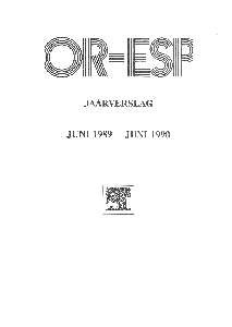 jaarverslag OR 1989-1990